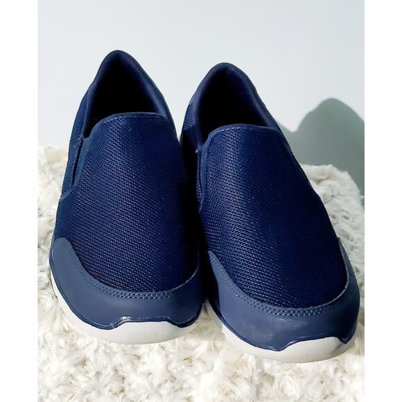 Skechers New Navy Blue SlipIn Sneaker Mens Size 10 Dadcore Cabincore - Picture 3 of 10